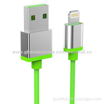 Cute USB Cables for iPhone 5, with RoHS, Up to 4.8Gbps High-speed